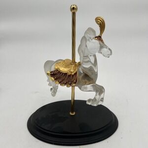 Crystal Majesty By William Dentzel III The Franklin Mint Carousel Horse Germany